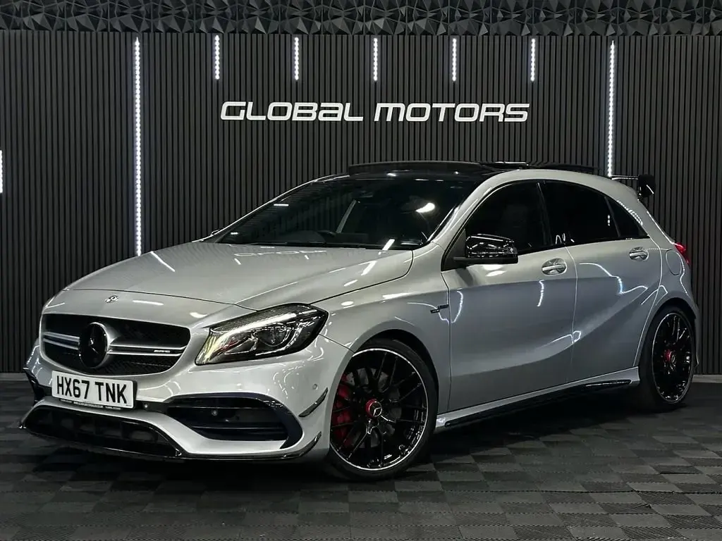 Second-hand Mercedes A45 AMG AMG 360 CP (264 kW) 2017 Argintiu Hatchback