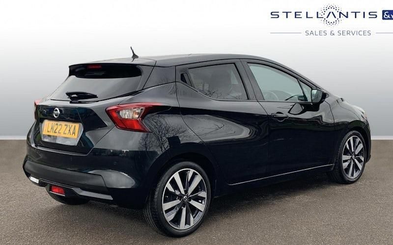 Used Nissan Micra Tekna 92 HP (67 kW) 2022 Black Hatchback