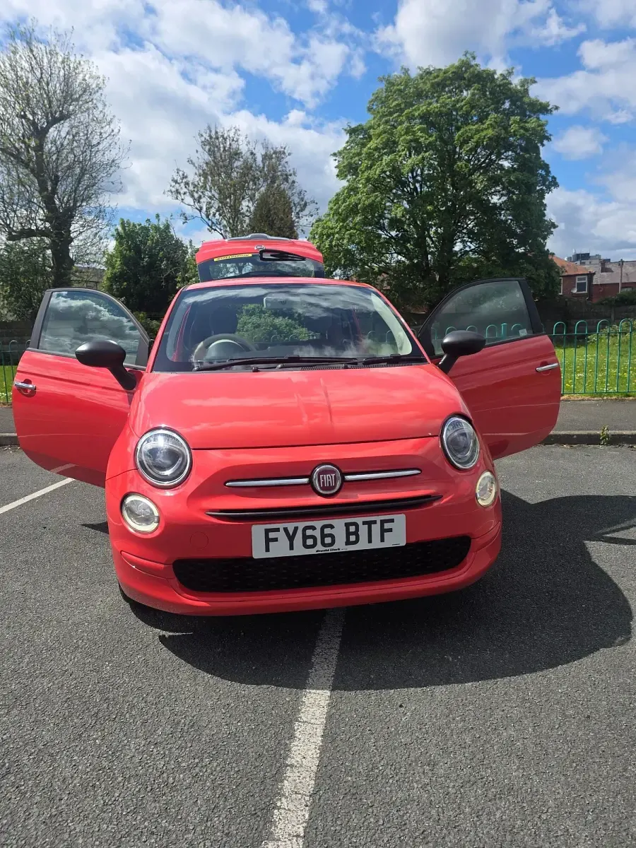 Käytetty Fiat 500 Pop 69 HP (50 kW) 2016 Vaaleanpunainen Viistoperä