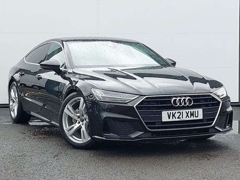 Black Used 2021 Audi A7 S-Line Hatchback | £27,998 (Fair price) - Image 1/4
