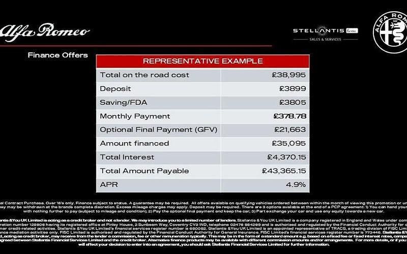 Used Alfa Romeo GT Junior Veloce 206 kW (281 HP) 2024 Hatchback