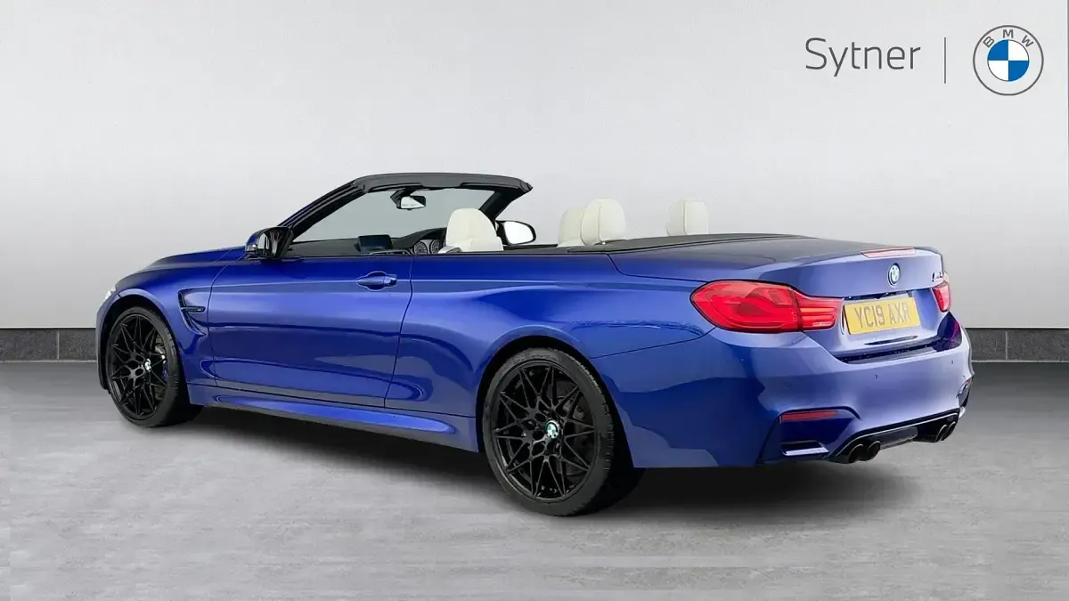 Used BMW M4 Competition Edition 444 HP (326 kW) 2019 Blue Cabriolet