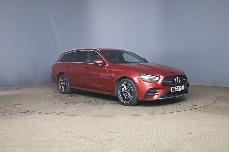 Used Mercedes E300 AMG line 2020 Red Estate