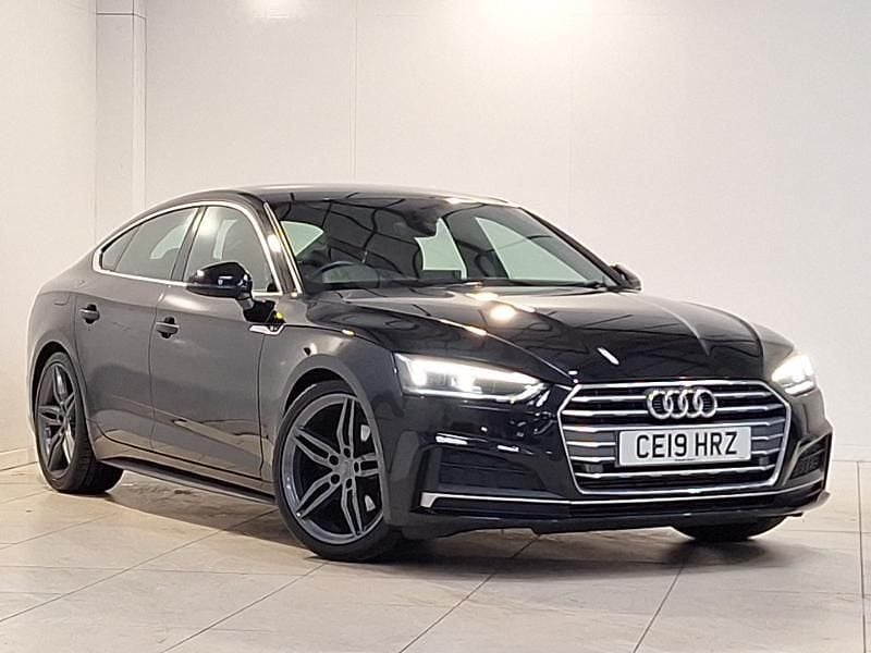 Used Audi A5 S-Line 150 HP (110 kW) 2019 Black Coupe