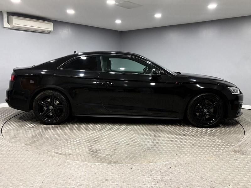 Used Audi A5 S-Line 150 HP (110 kW) 2018 Black Coupe
