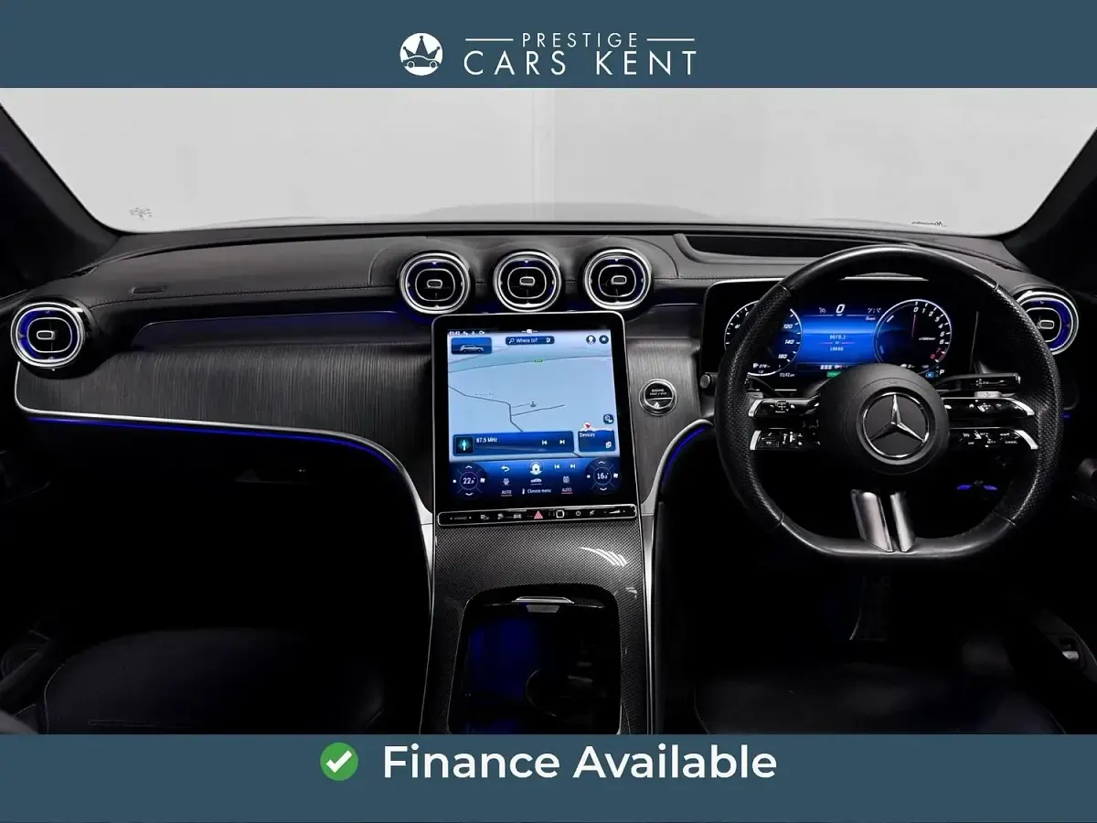 Used Mercedes GLC300e AMG line 2023 Blue SUV