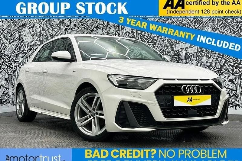 Used Audi A1 Sportback S-Line 150 HP (110 kW) 2019 White Hatchback