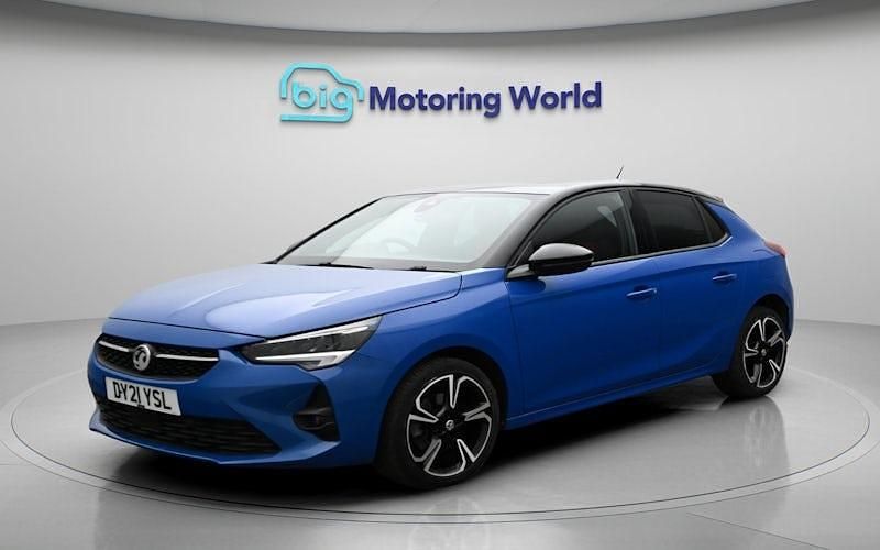 Used Vauxhall Corsa SRi 101 HP (74 kW) 2021 Blue Hatchback