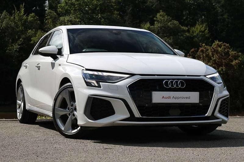 White Used 2020 Audi A3 S-Line Hatchback | £17,995 (A bit pricey) - Image 1/4