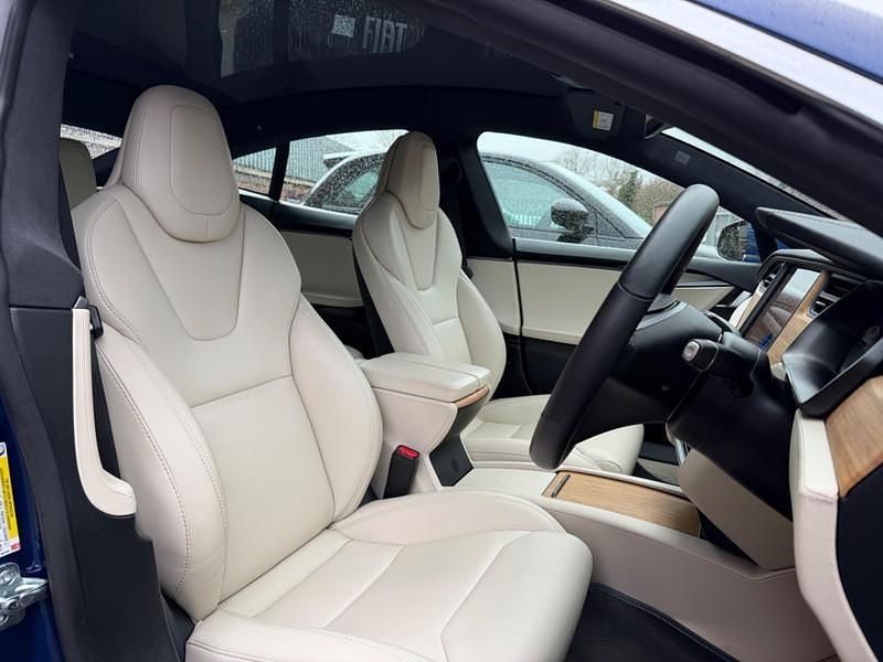 Used Tesla Model S Long Range AWD 397 kW (541 HP) 2019 Blue Hatchback