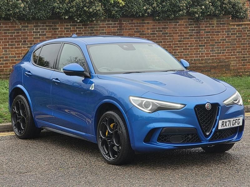 Blue Used 2021 Alfa Romeo Stelvio Quadrifoglio SUV | £44,999 (Expensive) - Image 1/4