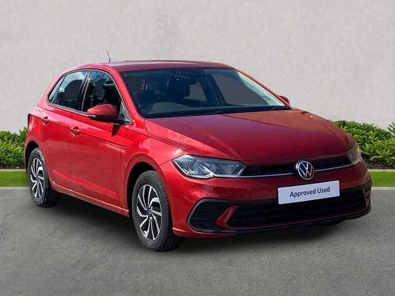 Red Used 2021 VW Polo Life Hatchback | £14,755 (Fair price) - Image 1/4