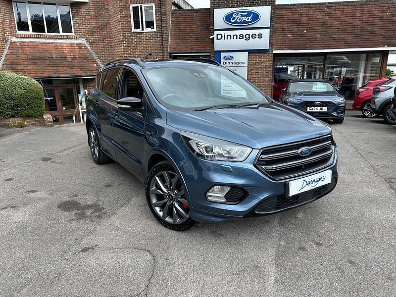 Chrome blue Used 2019 Ford Kuga ST-Line SUV | £15,000 (Fair price) - Image 1/4
