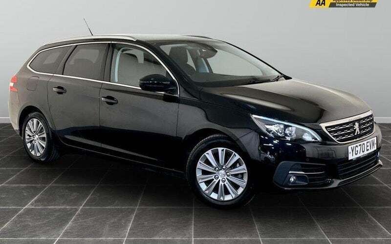 Black Used 2020 Peugeot 308 Allure Estate | £11,295 (Fair price) - Image 1/2