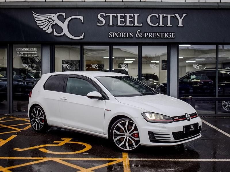 White Used 2017 VW Golf VII GTI Hatchback | £11,335 (Good price) - Image 1/3