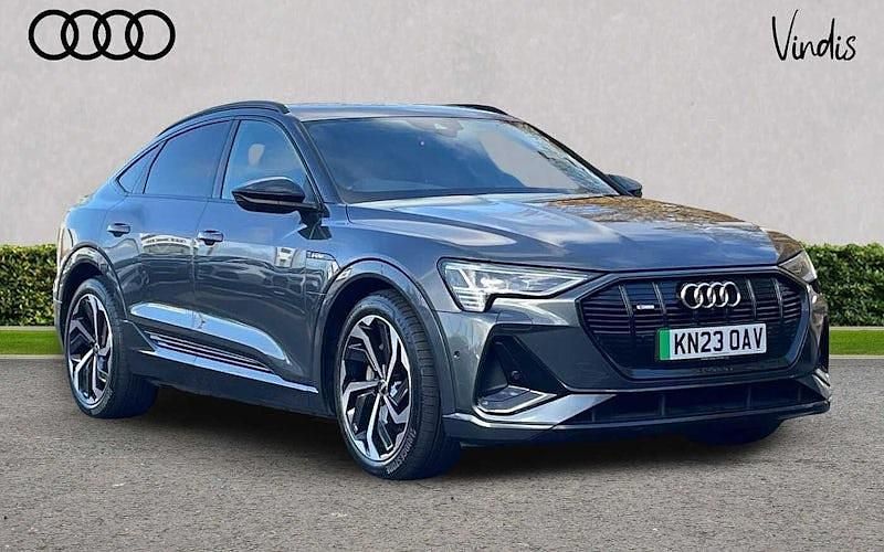 Grey Used 2022 Audi e-tron Sportback Black Edition SUV | £33,134 (Expensive) - Image 1/4