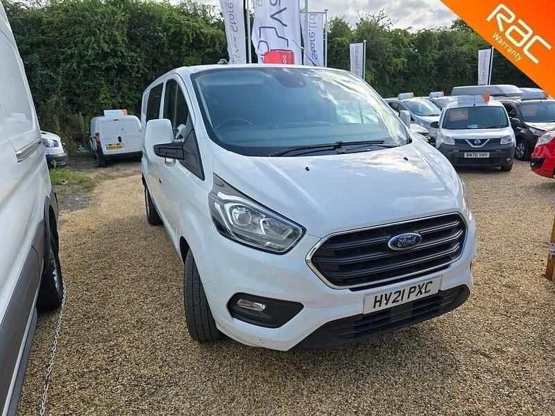 White Used 2021 Ford Transit Custom Limited Van | £13,995 - Image 1/4