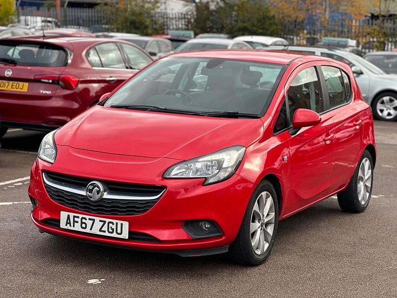 Used Vauxhall Corsa 90 HP (66 kW) 2017 Red Hatchback
