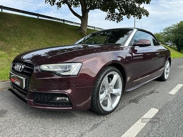 Red Used 2012 Audi A5 Cabriolet S-Line Cabriolet | £8,895 (Fair price) - Image 1/4