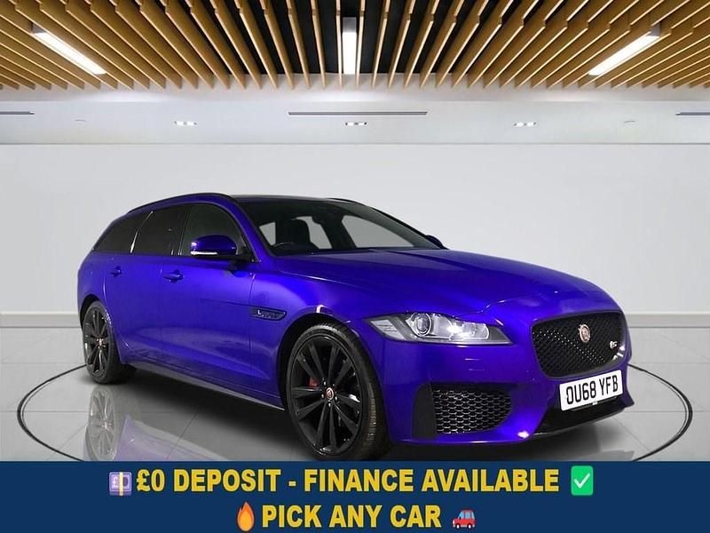 Blue Used 2018 Jaguar XF Sportbrake S Estate | £17,899 (Good price) - Image 1/4
