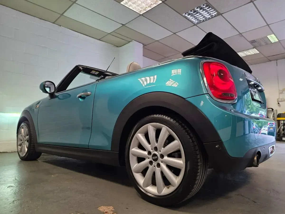 Used Mini Cooper Cabriolet 134 HP (98 kW) 2017 Turquoise Cabriolet
