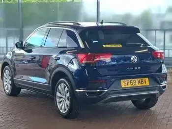 Used VW T-Roc SE 150 HP (110 kW) 2018 Blue SUV