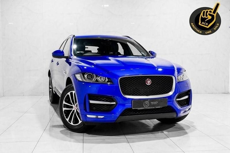 Blue Used 2019 Jaguar F-Pace R-Sport SUV | £21,800 (Good price) - Image 1/1