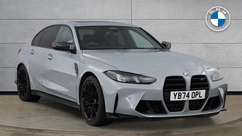Grey Used 2024 BMW M3 Competition Edition Sedan | £67,500 - Image 1/4