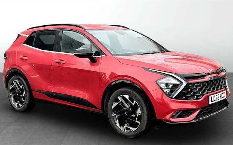 Red Used 2022 Kia Sportage GT-Line SUV | £19,495 (Good price) - Image 1/4