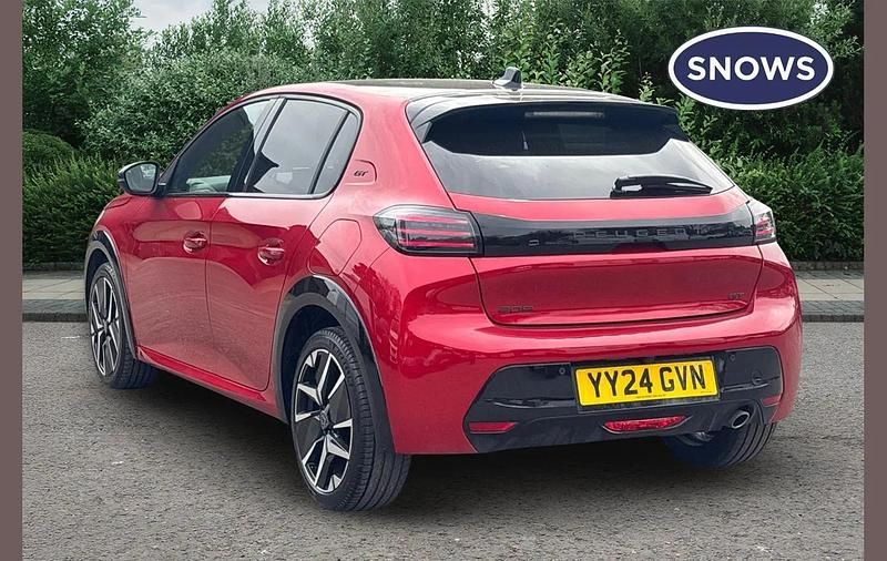 Used Peugeot 208 GT 101 HP (74 kW) 2024 Red Hatchback