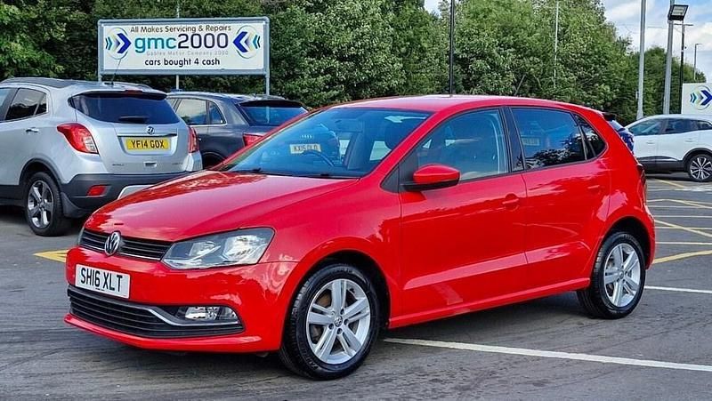 Red Used 2016 VW Polo Match Hatchback | £7,195 (Good price) - Image 1/2