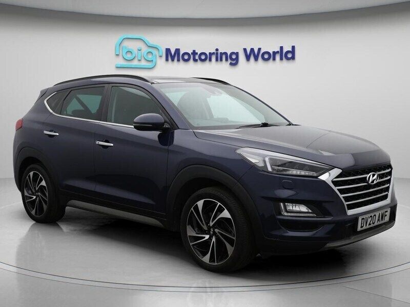 Blue Used 2020 Hyundai Tucson Premium SE SUV | £14,900 (A bit pricey) - Image 1/4