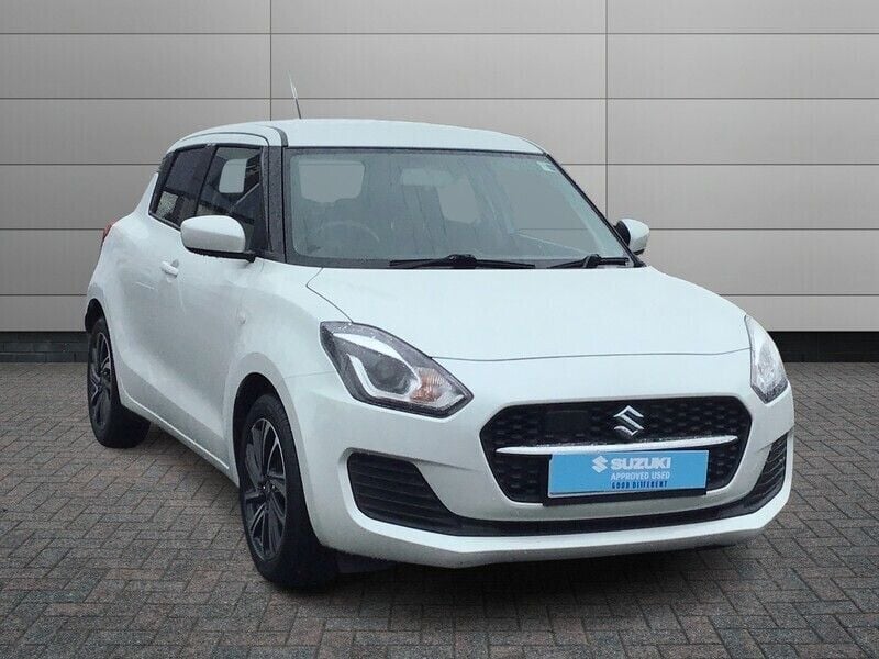 Pearl pure white Used 2021 Suzuki Swift SZ-L Hatchback | £10,295 (Fair price) - Image 1/4