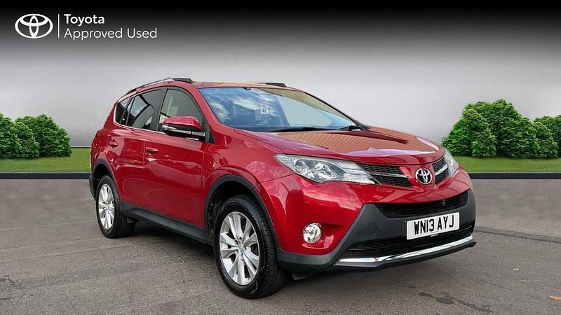 Red Used 2013 Toyota RAV4 SUV | £10,351 (Fair price) - Image 1/2