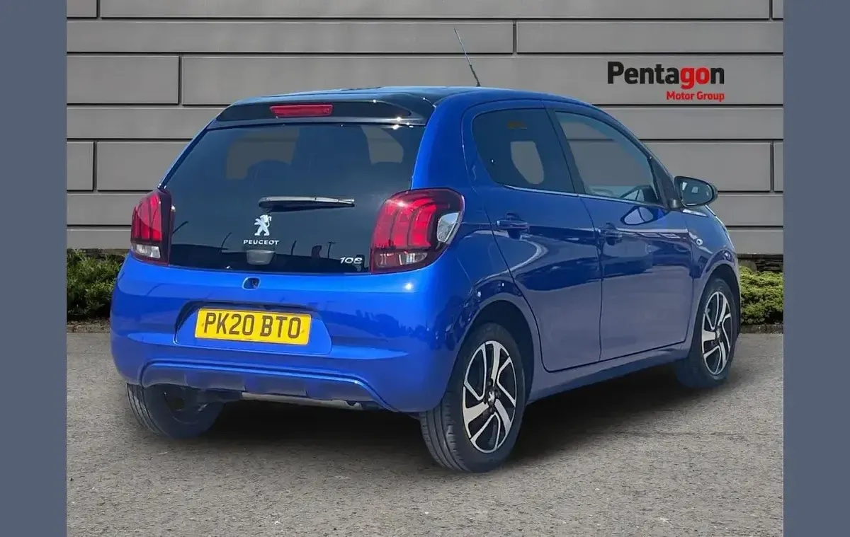 Used Peugeot 108 Allure 71 HP (52 kW) 2020 Blue Hatchback