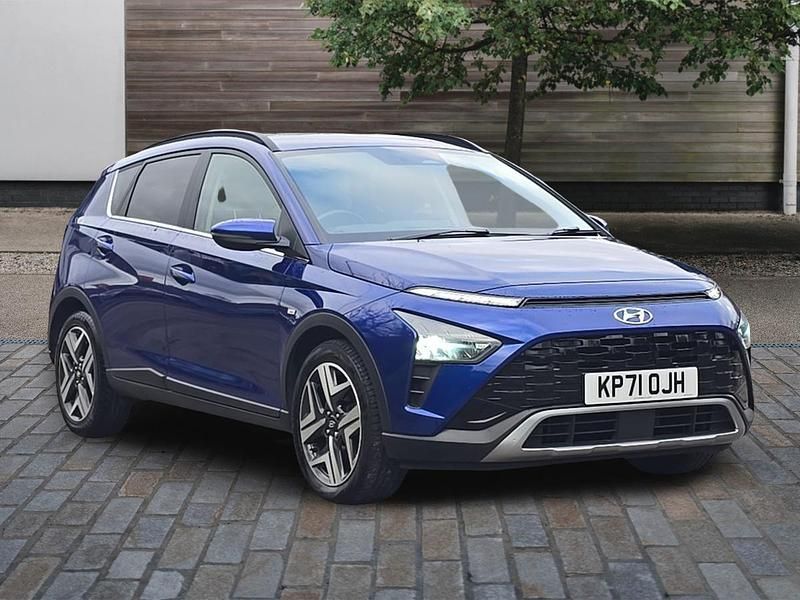 Blue Used 2021 Hyundai Bayon Premium SUV | £10,631 (Fair price) - Image 1/4