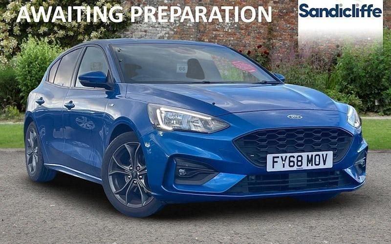 Blue Used 2020 Ford Focus ST-Line Hatchback | £11,252 (Good price) - Image 1/4