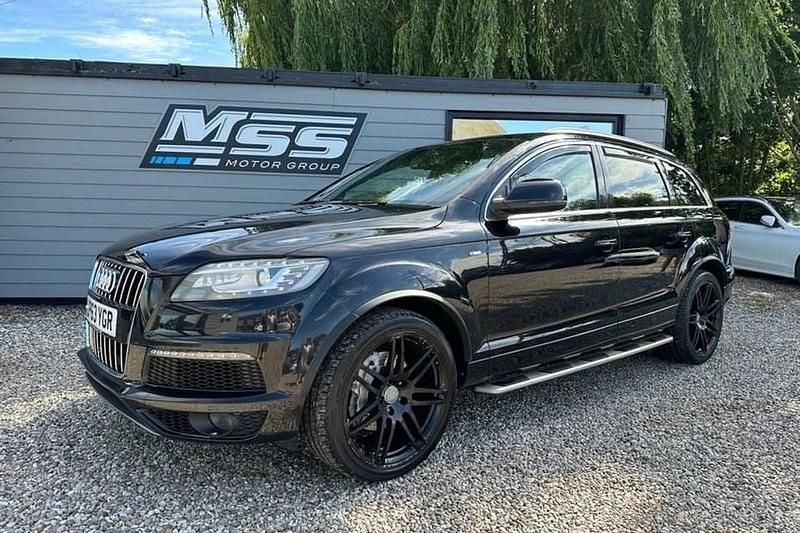 Black Used 2013 Audi Q7 S-line plus SUV | £11,995 (Fair price) - Image 1/1