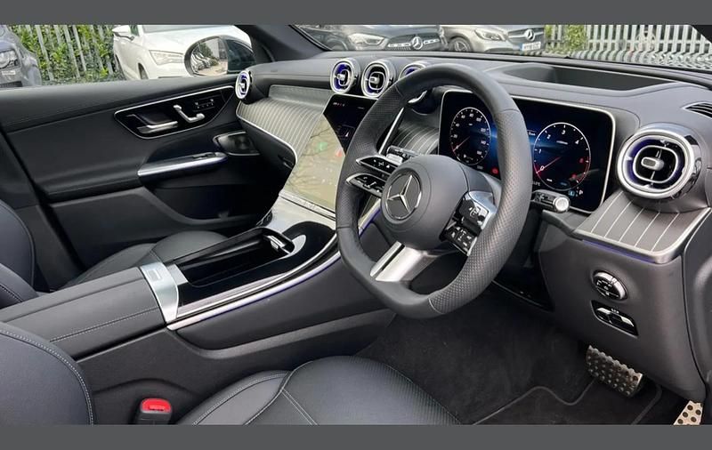 Used Mercedes GLC300 AMG Line Premium Plus 269 HP (197 kW) 2025 Obsidian black metallic SUV