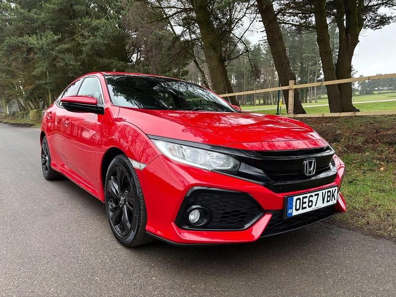 Red Used 2018 Honda Civic SR Hatchback | £7,989 (Good price) - Image 1/4