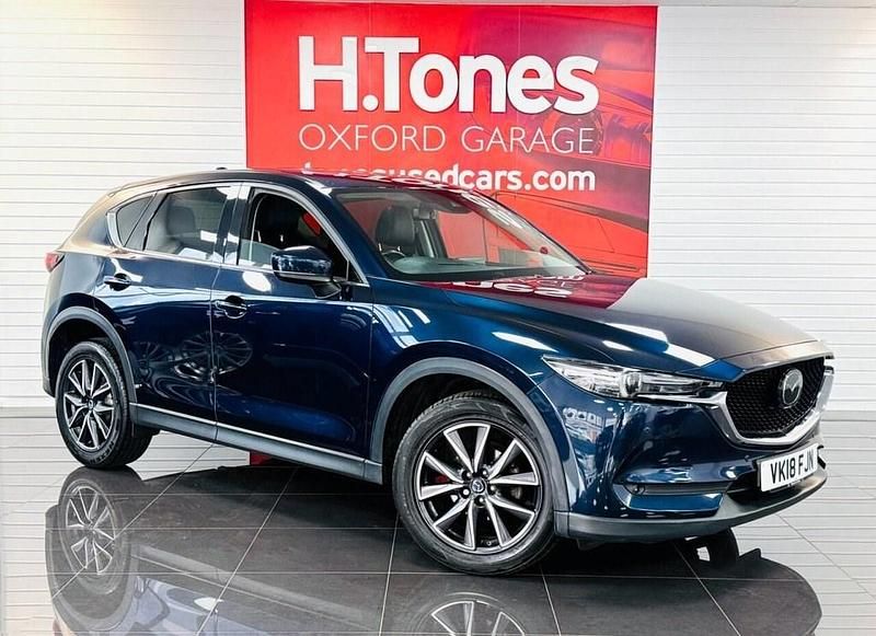 Second-hand Mazda CX-5 Inclusive 175 CP (128 kW) 2018 Albastru SUV