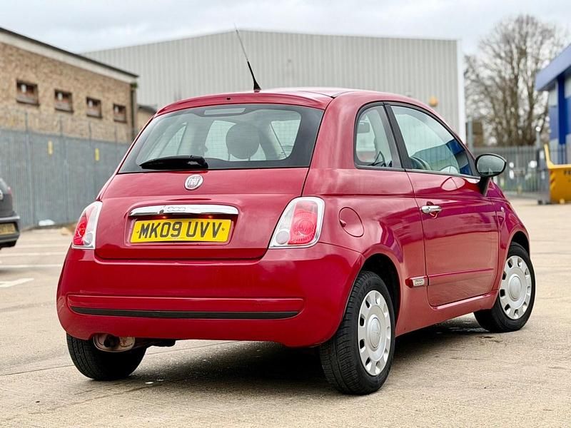 Used Fiat 500 Pop 69 HP (50 kW) 2009 Red Cabriolet
