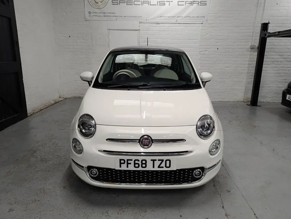Used Fiat 500 Lounge 69 HP (50 kW) 2018 White Hatchback