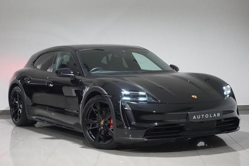 Black Used 2022 Porsche Taycan Cross Turismo Sedan | £49,875 (Good price) - Image 1/2