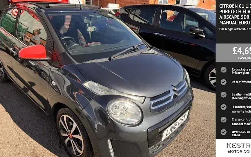 Begagnad Citroën C1 Flair 82 HK (60 kW) 2017 Halvkombi