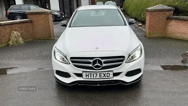 Used Mercedes C220 2017 White Sedan