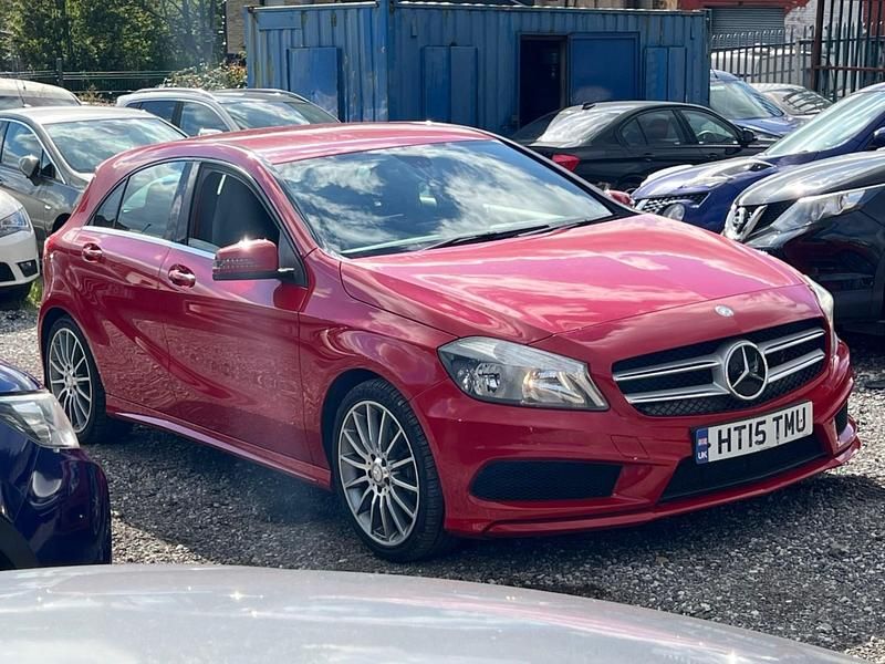 Used Mercedes A220 AMG 2015 Red Hatchback