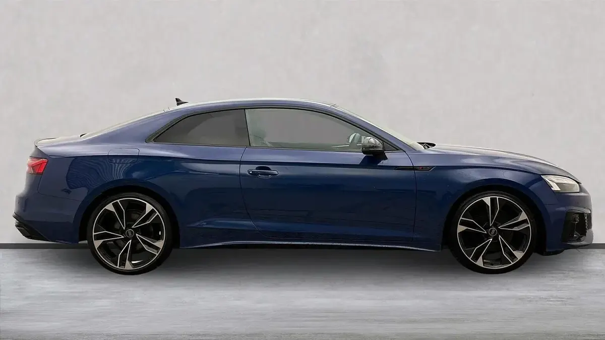 Used Audi A5 Black Edition 150 HP (110 kW) 2023 Blue Coupe
