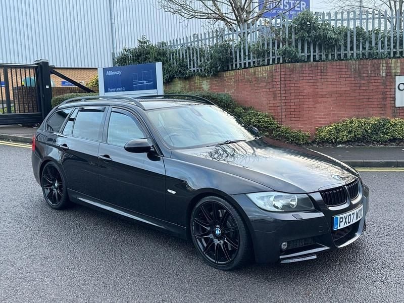 Black Used 2007 BMW 335 M Sport Estate | £4,795 (Fair price) - Image 1/4