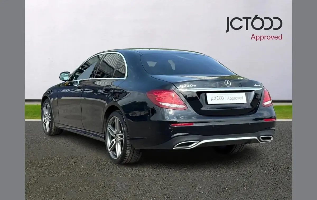 Used Mercedes E220 AMG line 191 HP (140 kW) 2019 Black Sedan